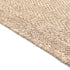 Outdoor Teppich Wetterfest in Sisal Jute Optik | Für Drinnen und Draußen | Terrasse Balkon Garten Wohnzimmer Badezimmer Küche | Fischgrät